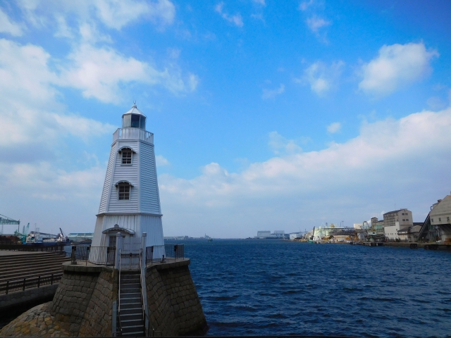 旧堺港の灯台